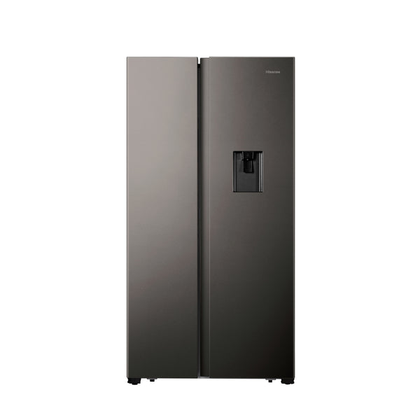 Hisense H670SIT-WD 508L Titanium Inox Side By Side Refrigerator With Water Dispenser