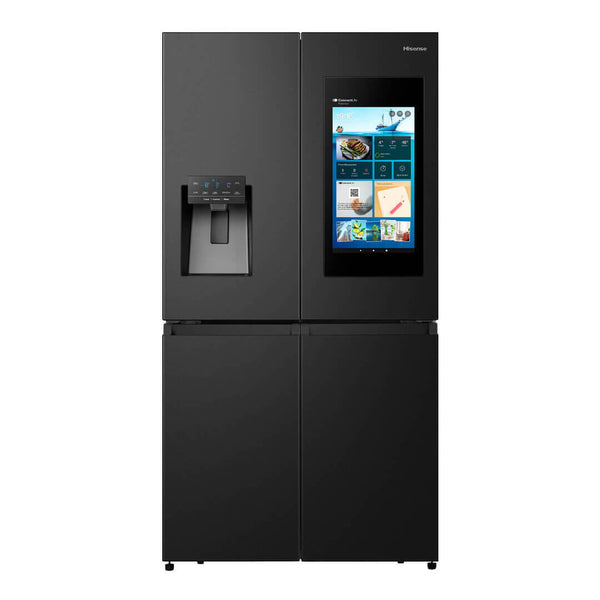 Hisense H750FSB-IDS 536L Black Stainless Steel Multi-Door Fridge/Freezer