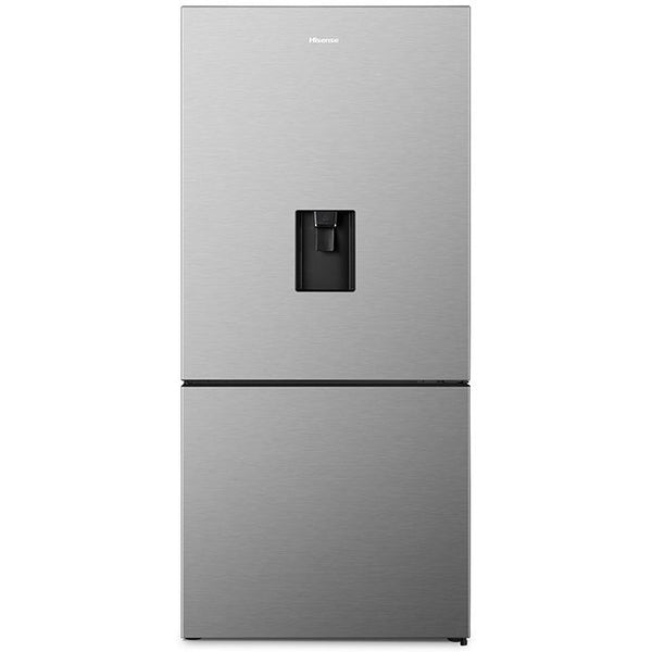 Hisense H610BS-WD 463L Brushed Stainless Steel Combi Refrigerator