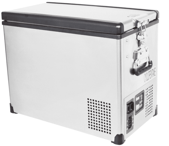 Click to enlarge SnoMaster 42L Stainless steel Fridge/Freezer, AC/DC – SMDZ-TR42S